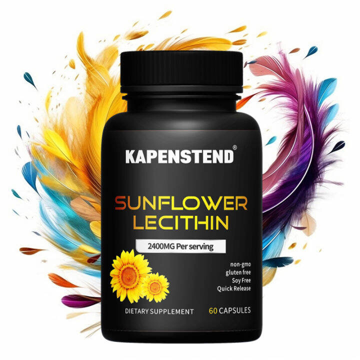Sunflower Lecithin Capsules Sunflower lecithin contains the choline