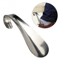 1Pcs 14.5 Cm Shoe Horn Stainless Steel Metal Shoehorn Shoes Lifter Tool Professional Lazy Shoe Spoon High Heels Sneakers Helper