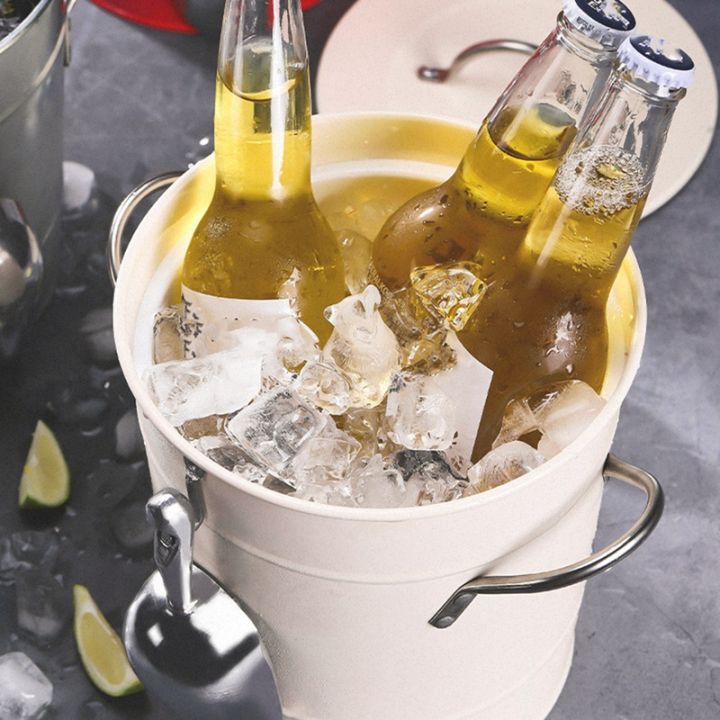 portable-wall-ice-bucket-3-5l-iron-ice-bucket-with-tong-and-lid-chilling-champagne-wine-beer-bucket-bar-tool