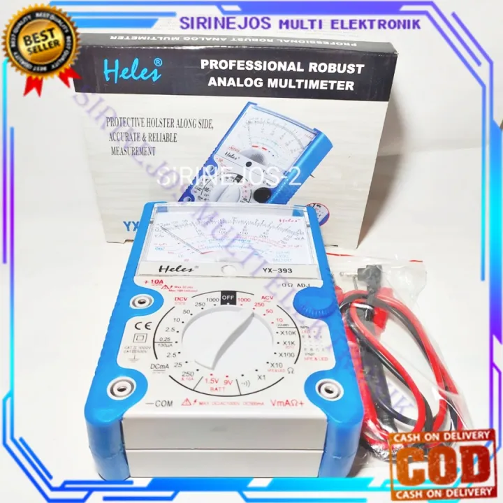 MULTITESTER / TESTER HELES YX393 BAGUS MANUAL / ANALOG Lazada Indonesia