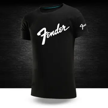 Fender T Shirt Black G and A Logo Size XL