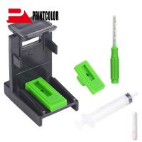 Ink Refill Cartridge Clip Rubber Pads Syringe Tool Kit Clamp For HP 46 64 67 305 124 124XL 305XL 67XL 805XL 62XL 303XL