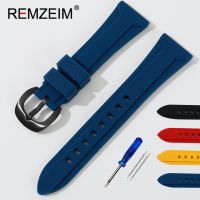 （Bar watchband）HighNEW SiliconeBand ดำน้ำ RubberStrap 22มม. 24มม. 26มม. สายนาฬิกาตำแหน่ง