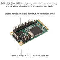 Ele การ์ดต่อขยาย 6Gbs 2 Rs 232 พอร์ต 1 Dp25 Pin Pci Express เป็นเครื่องพิมพ์ Lpt