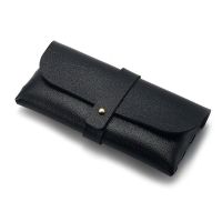 Leather Soft Bag Glasses Case Fashion Anti-stress Portable Sunglasses Case Sunglasses Case Simple High Quality Retro Glasses Case