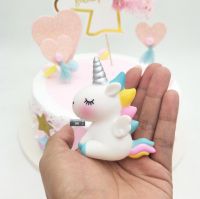 ○♦ 7.5cm unicorn horse my cute pvc little horse action toy figures dolls for girl birthday christmas gift Cake decoration