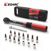 EZARC 16pcs 1/4 Torque Wrench Set with Double Scale 2-20 Nm  Precise Ratchet Wrench Repair Spanner Key Bicycle Maintenance Kit