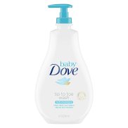Sữa Tắm & Dầu Gội dưỡng ẩm toàn thân cho Trẻ Em Baby Dove Tip To Toe Wash