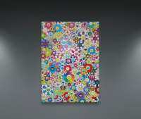 โปสเตอร์ภาพเขียนญี่ปุ่น Takashi Murakami,ศิลปะป๊อปสีดอกไม้,ผ้าใบแกลเลอรี,ห้องนั่งเล่นตกแต่งบ้าน,ผ้าใบสตรีทแวร์,โปสเตอร์แสดงภาพสัตว์ในกรอบ1ชิ้น
