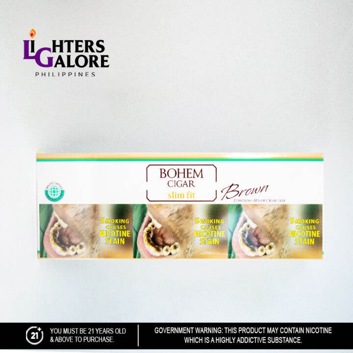Lighters Galore BOHEM CIGAR SLIM FIT (REAM) NEW PACKAGING Lazada PH