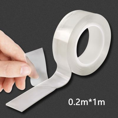 Double Sided Adhesive Waterproof Transparent Reusable Acrylic Double Side Adhesive Suitable For Home Bathroom Decoration Adhesives Tape