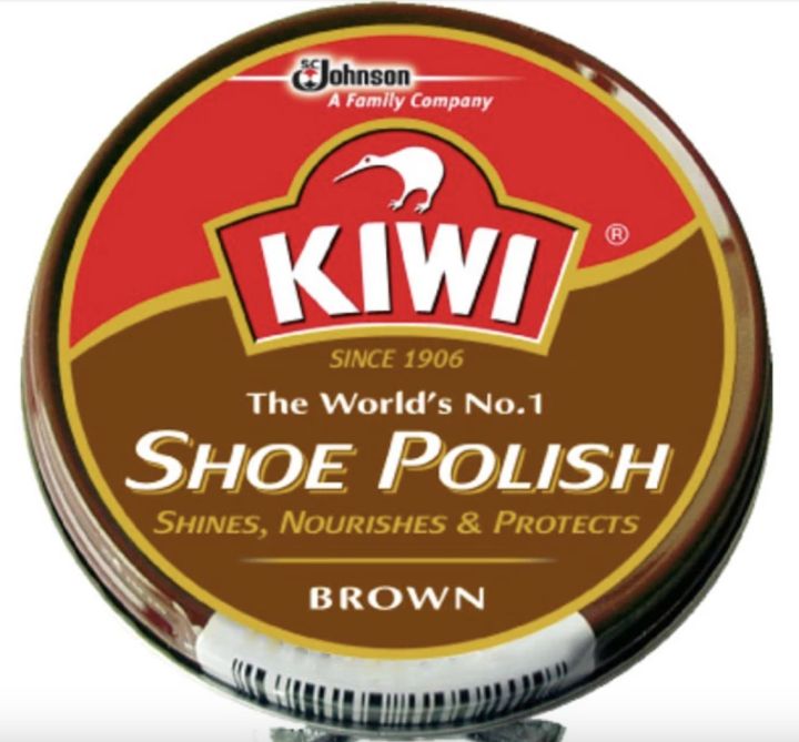 the-beast-shop-100มล-ของแท้-กีวี่-ขี้ผึ้งขัดรองเท้า-สีน้ำตาล-kiwi-shoe-polish-brown-ขี้ผึ้งแบบตลับ-ครีมขัดรองเท้า