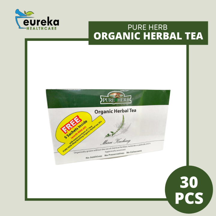 PURE HERB ORGANIC HERBAL TEA MISAI KUCING 30'S Lazada