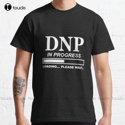 New Dnp In Progress 5 Classic T-Shirt Dad Shirt Cotton Tee Shirts S-5Xl