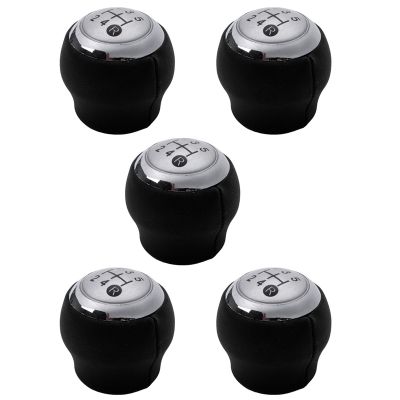 5X Gear Shift Knob Car Modification Gear Shift Head Stick for Toyota Corolla Verso Auris Aygo Rav4(Type A 5 Speed)