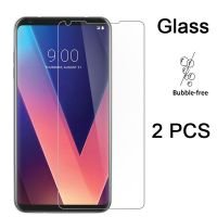 [HOT DOLXIOWEOH 539] 2ชิ้นโทรศัพท์ป้องกันฟิล์มสำหรับ LG Q Stylo 4 G8 G7 G6 G5 SE Glass Screen Protector กระจกนิรภัยสำหรับ LG Q60 Q9 Q8 Q7 Q6 HD