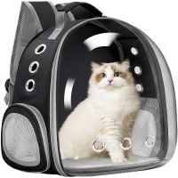 Cat Backpack Breathable Cat Bag Portable Cat Carrier Outdoor Travel Transparent Space Backpack Bag for Cat Carrier