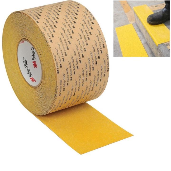 3M เทปกันลื่นสีเหลือง 4 นิ้วx18เมตร รุ่น 630 Yellow Anti Slip Tape - Non Skid