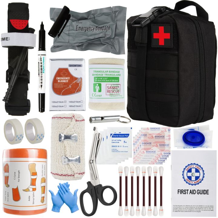 Survival First Aid Kit Survival Military Full Set Molle Outdoor Gear ...