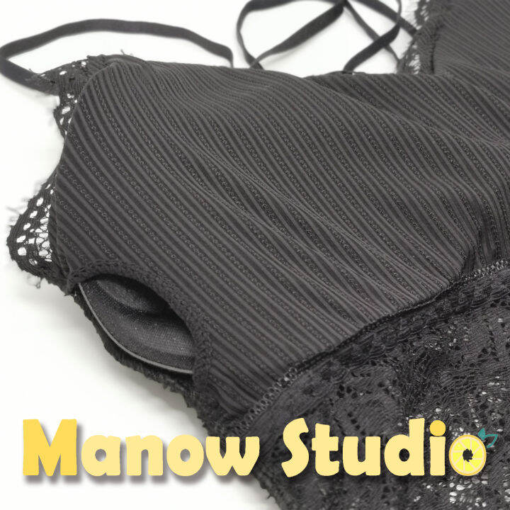 สายเดี่ยว-เสื้อกล้าม-บราสายเดี่ยว-สายเดี่ยวลูกไม้-2133-manow-studio