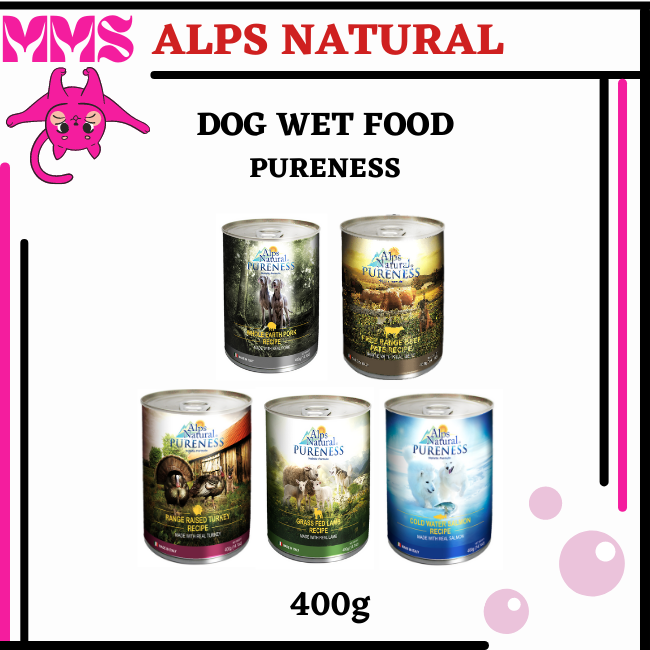 ALPS Natural Dog Can food (Pureness) Pork / Salmon / Beef / Turkey