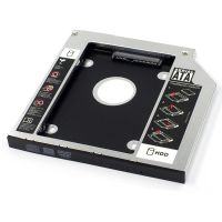 【YF】 9.5 12.7mm HDD Caddy Aluminum Universa 3.0 2.5  DVD to Optibay Enclosure CD-ROM ODD