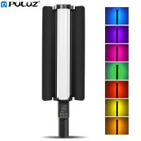 Puluz 190 LEDS รูปถ่ายมือถือไฟเต็มสี RGB เติมแสงพร้อมบาร์นดอร์ (Ready Stock)