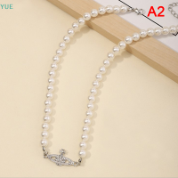 ?【Lowest price】YUE สร้อยคอวินเทจผู้หญิงสร้อยคอดาวเสาร์เครื่องประดับจี้