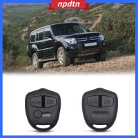 NPDTN เคสพับ2/3ทนทานสำหรับ Mitsubishi Pajero ASX สำหรับ Mitsubishi Triton สำหรับ Mitsubishi Outlander เคสกุญแจรีโมตรถยนต์ซองใส่กุญแจกุญแจซองใส่กุญแจ Kunci Remote Mobil กุญแจรีโมต