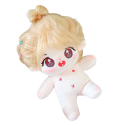 Adventure Toy 20cm Stuffed Naked Doll No Attribute DIY Hairstyles Big Eyes