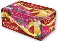 dewberry  ดิวเบอร์รี่ 17 กรัม (6ชิ้น) พัฟเค้กหอมนุ่ม และสอดไส้ครีมผลไม้