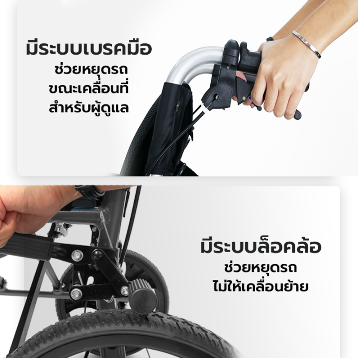 วีลแชร์-allwell-รถเข็นผู้ป่วย-wheelchair-พับได้-ล้อใหญ่-24-นิ้ว-สีดำ