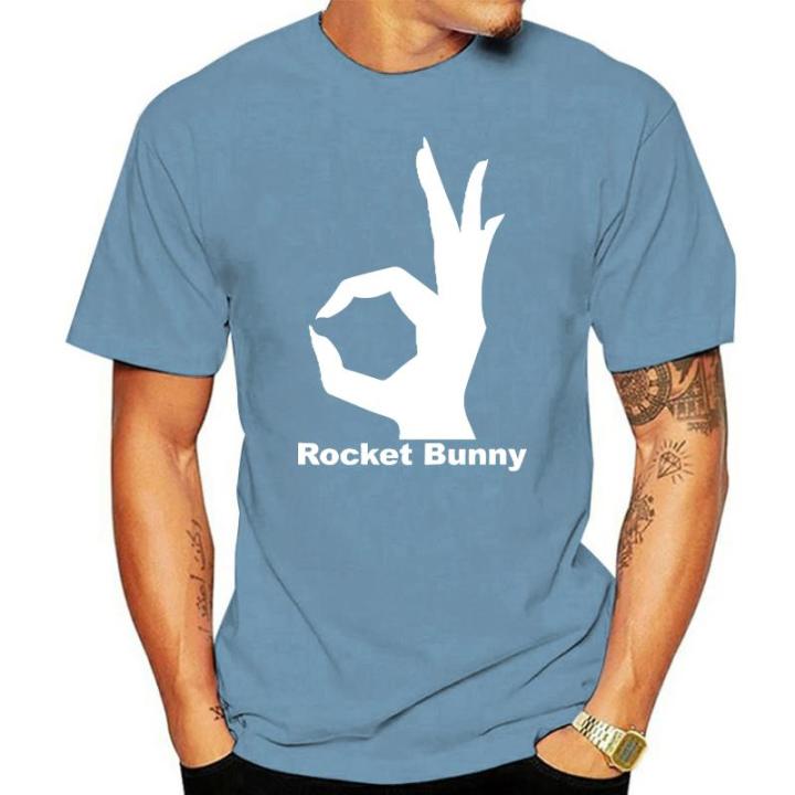 rocket-bunny-logo-gift-for-men-t-shirt-100-cotton-gildan