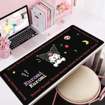 Kuromi Cartoon Mouse Pad Cute Anime Rubber Desk Accessories Long Non-slip  Unique