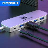 ฮับ USB Anmck 1เมตร USB 2.0 USB หลากหลาย USB รางช่องยูเอสบี4พอร์ตความเร็วมินิ3แฮบ Usb2.0 USB Hub เครื่องขยายสัญญาณ USB สำหรับพีซี