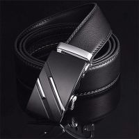 [LFMB]Famous Brand Belt Men Top Quality Genuine Luxury Leather Belts for Men Strap Male Metal Automatic Buckle Belts