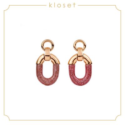 Kloset (SS18-ACC006) Poppin Earrings ต่างหู ต่างหูแฟชั่น ต่างหูดับเพรช ต่างหูห้อย