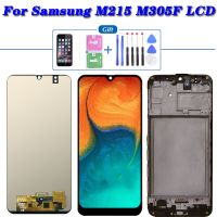 ZZOOI 6.4Super AMOLED M21 Lcd For Samsung Galaxy M21 2020 LCD M215 Display SM-M215F/DS LCD Screen Touch Sensor Digitizer Assembly