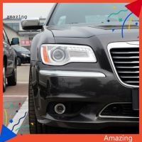 [AM] แถบติดกันชนหน้า ABS ชุบโครเมี่ยม ทนทาน 2 ชิ้น1046103 Ch1047103 สําหรับ Chrysler 300 2011-2014 5211042☽