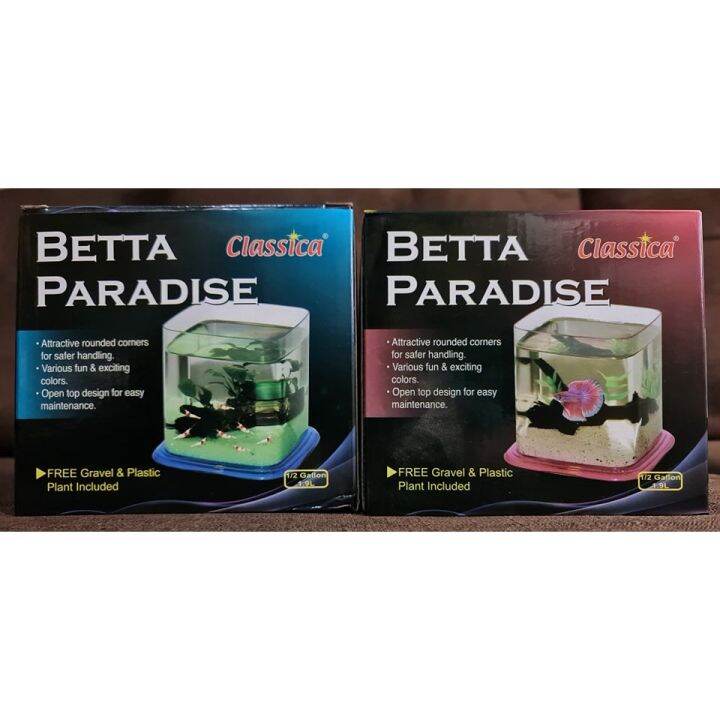 Classica Betta Paradise Small Aquarium for Bettas 1.9Ly7j Lazada PH