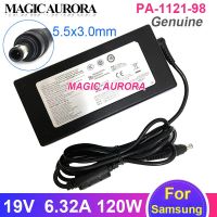 PA-1121-98แท้120W ตัวชาร์จ19V 6.32A 5.5X3 0มม. อะแดปเตอร์ AC เหมาะสำหรับโน้ตบุ๊ค Samsung NP800G5M-X01US DP700A3B-A01US NP800G5M-X02US