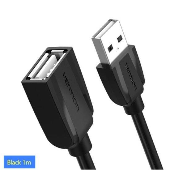 Vention cáp nối dài usb 2.0 cáp dữ liệu usb siêu tốc đầu đực sang đầu cái - ảnh sản phẩm 1
