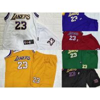 Jersey sando Alangan lakers james terno kids（3-9yrs）