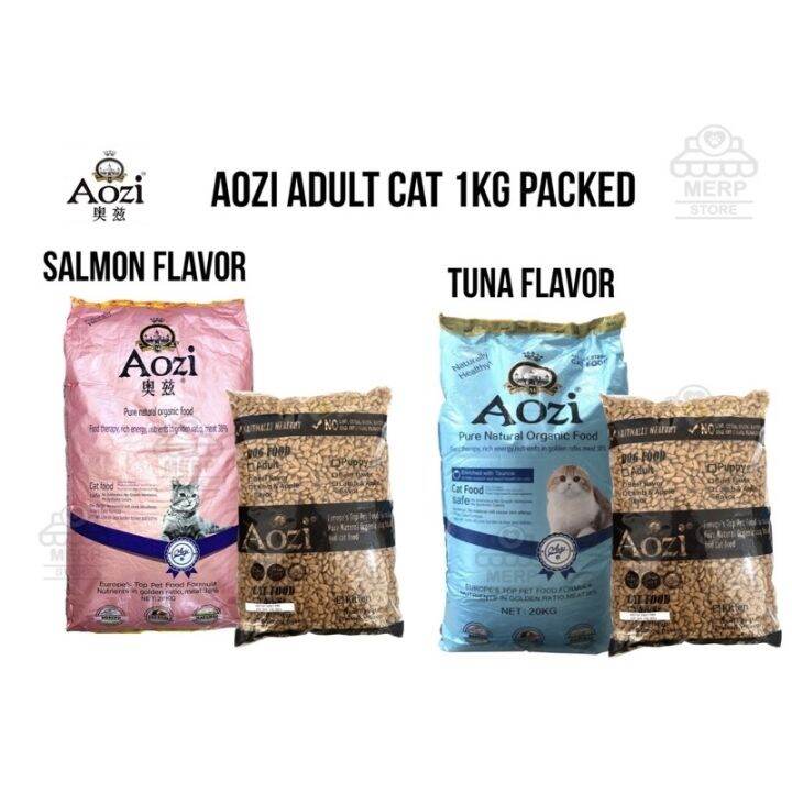 Aozi Cat Adult Food Dry 1kg Salmon Tuna Flavor Lazada PH