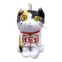 Demon Slayer Chachamaru Cat Plush พวงกุญแจ Kawaii น่ารักอะนิเมะ Key Chain Keyring ของเล่นเด็กสำหรับเด็กผู้หญิงเด็กของขวัญขนาดเล็ก