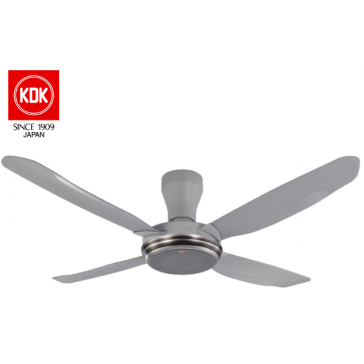 KDK K14Y2GS 140cm 56" Remote Control Ceiling Fan ( Silver Grey ) Lazada