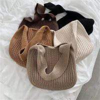 Fashionable Handbags Stylish Shoulder Bags Knitted Handbags Womens Shoulder Bags Weave Shopping Bags