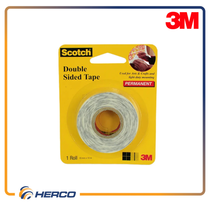 3M Scotch DoubleSided Tape 18mm x 10 Meter (1pc) Lazada PH