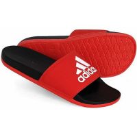 New Uni Adilette Cloudfoam Plus Logo Slides F34722 Active RedWhite