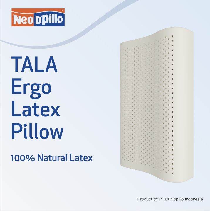 Tala Ergo Latex Pillow Neodpillo by Dunlopillo Lazada Indonesia